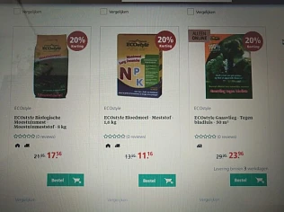 -20% op producten v Ecostyle voor onkruid- en...