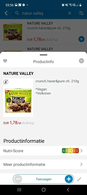 Collect and go nature valley rode prijs, , nã...