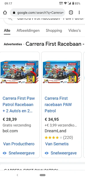 Dagdeal bij lobbes.nl: Carrera First Racebaan...