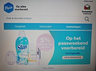 Alleen dit weekend 5% extra korting op alles...