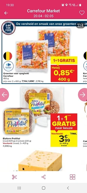 Carrefour vanaf 20/4 1+1 biaform provital co...