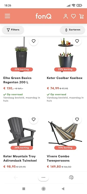 Bij fonq is er tot 30% korting op een selecti...