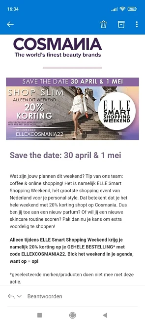 Alleen tijdens ELLE Smart Shopping Weekend op...