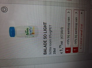 Collect and go balade donlight 1.74€/st bav 3...
