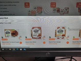 Ah vanaf 2/3 beyond meat vb the beyond burger...