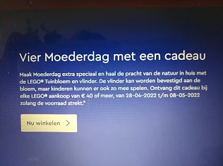 Bij aankoop v 40€ krijg je gratis figuurtje v...