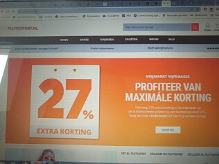 -27% bij aankoop v 75€ geldig op selectie art...