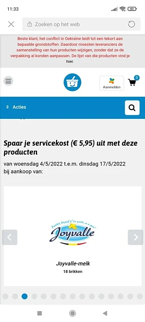 Spaar je servicekost (€ 5,95) uit met deze pr...