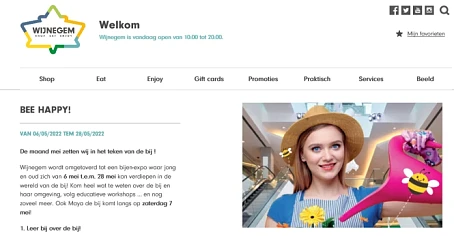 Gratis bloemzaadjes in Wijnegem Shoppingcente...