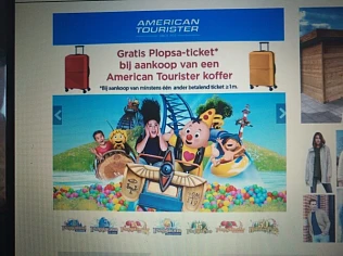 Bij aankoop v 1 koffer v American Tourister k...