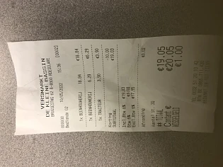 Met de bon uit de zondagskrant 10 euro kortin...