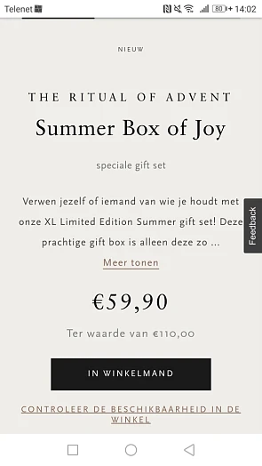 The XL summer box of joy is een giftbox met 1...