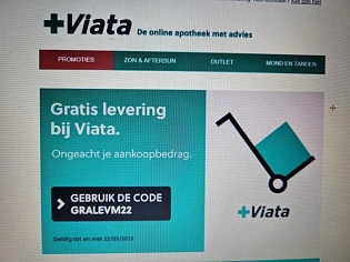 Bij Viata.be nu gratis levering