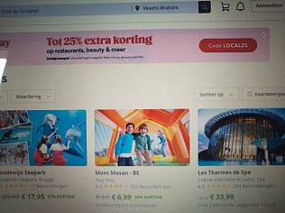 Tot -25% extra korting op beauty, restaurants...