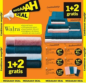 Albert Heijn vanaf maandag 1+2 gratis op walr...