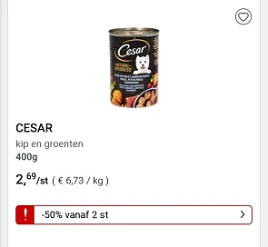 Collect&go vanaf volgende week woensdag -50%...