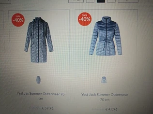 Tot -70% op selectie jassen tem 29/05/22 bij...