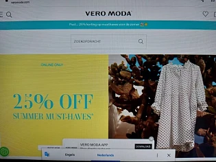 veromoda.com online only psst... 25% korting...