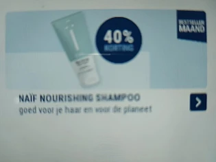 Pharmamarket.be 40% korting op naif nourishin...