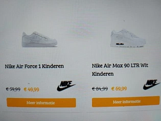 sneakersstores.be een selectie nike met korti...