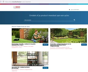 Bosch Power tools: Tot €30 cashback Koop...