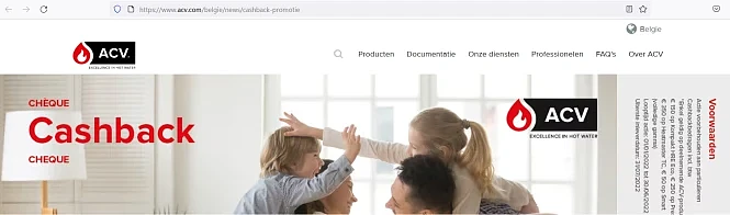 Ontvang bij aankoop van bepaalde ACV-producte...