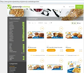 Bij glutenvrije webshop céréal -25% . Zelf ge...