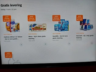 Albert Heijn vanaf maandag gratis levering me...