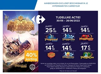 Tijdelijke actie Carrefour 40% goedkoper naar...