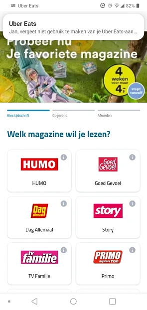 Lees nu voor 4 € je favorite tijdschrift voor...