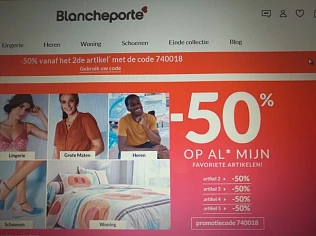 -50% vanaf je 2de artikel uit de dames-en her...