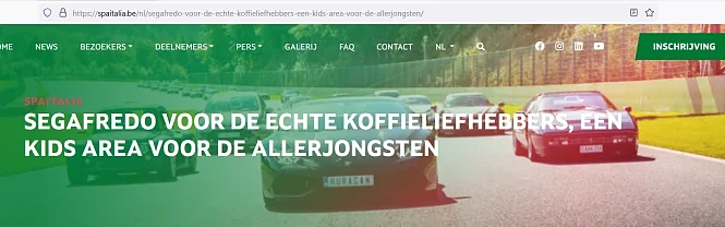 Spa Italia: gratis Segafredo staaltjes espres...