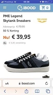 PME Legend sneakers bij iBook - elders boven...