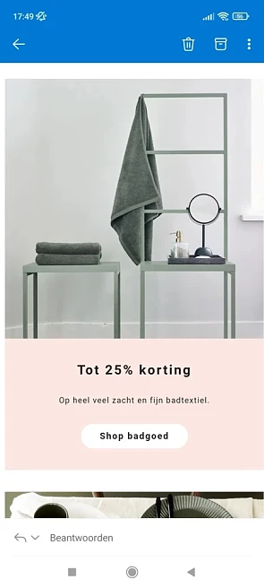 Bij fonq.be is er tot -25% op badtextiel en o...