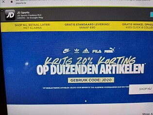 Krijg 20% korting op geselecteerde artikelen
