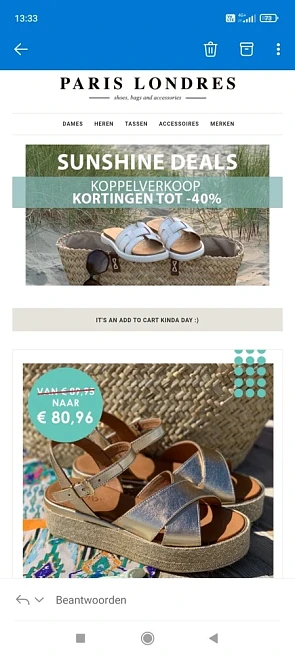Koppelverkoop bij paris londres; tot -40% bij...