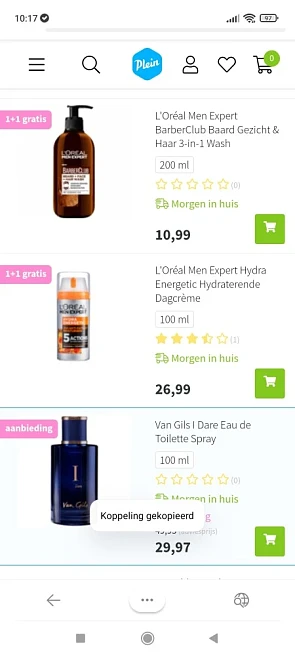Bij plein.be is er tot -50% op een selectie a...