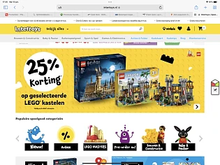 Intertoys - 25 % korting op Lego kastelen - h...
