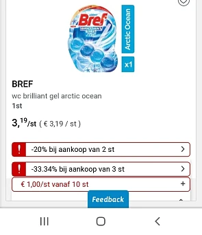 Collect&go bref wc brilliant gel goedkoper va...