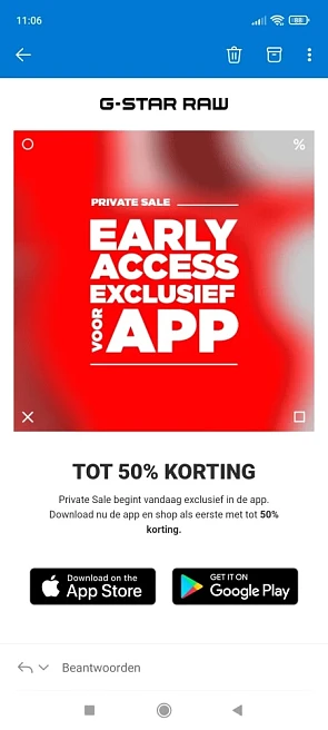 Early access tot de sale bij g Star RAW via d...