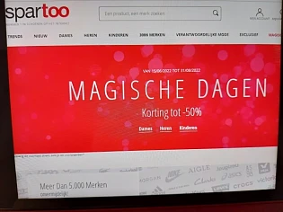 spartoo.be van 15/6 tot 31/8 magische dagen k...