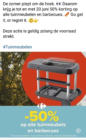 Carrefour tot en met 20 juni 50% korting op a...