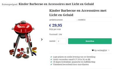 Donderdagdeal bij lobbes.nl: * -50% op Kinde...