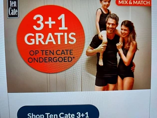 mycomfort24.be 3+1 gratis op ten cate ondergo...
