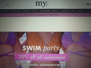 -20% op alle badkleding