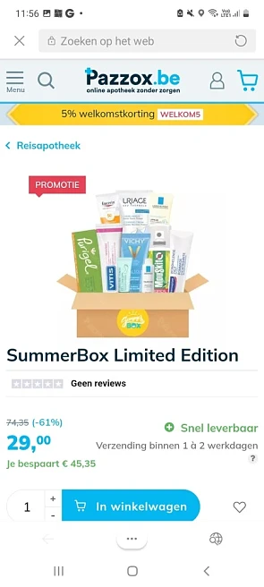 Pazzox Summerbox In de ‘Summerbox - Limited...