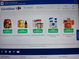 Carrefour gratis voorbereiding met o.a. chouf...