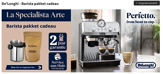 De’Longhi - Baristapakket cadeau Het Barista...