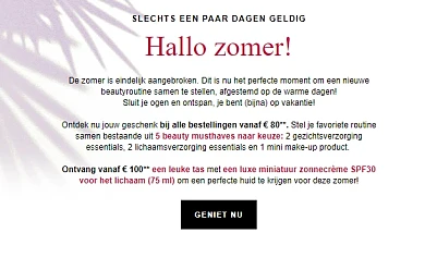 Bij Clarins https://bnl.clarins.com/ krijg je...
