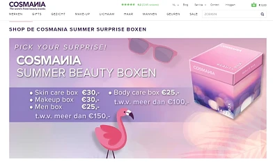 Bij cosmania.nl zijn vanaf nu diverse summer...